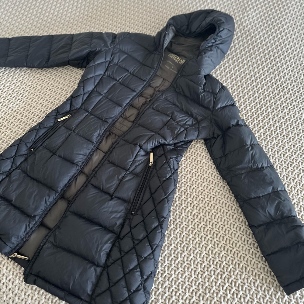 Michael Kors Packable Down fill Hooded Jacket